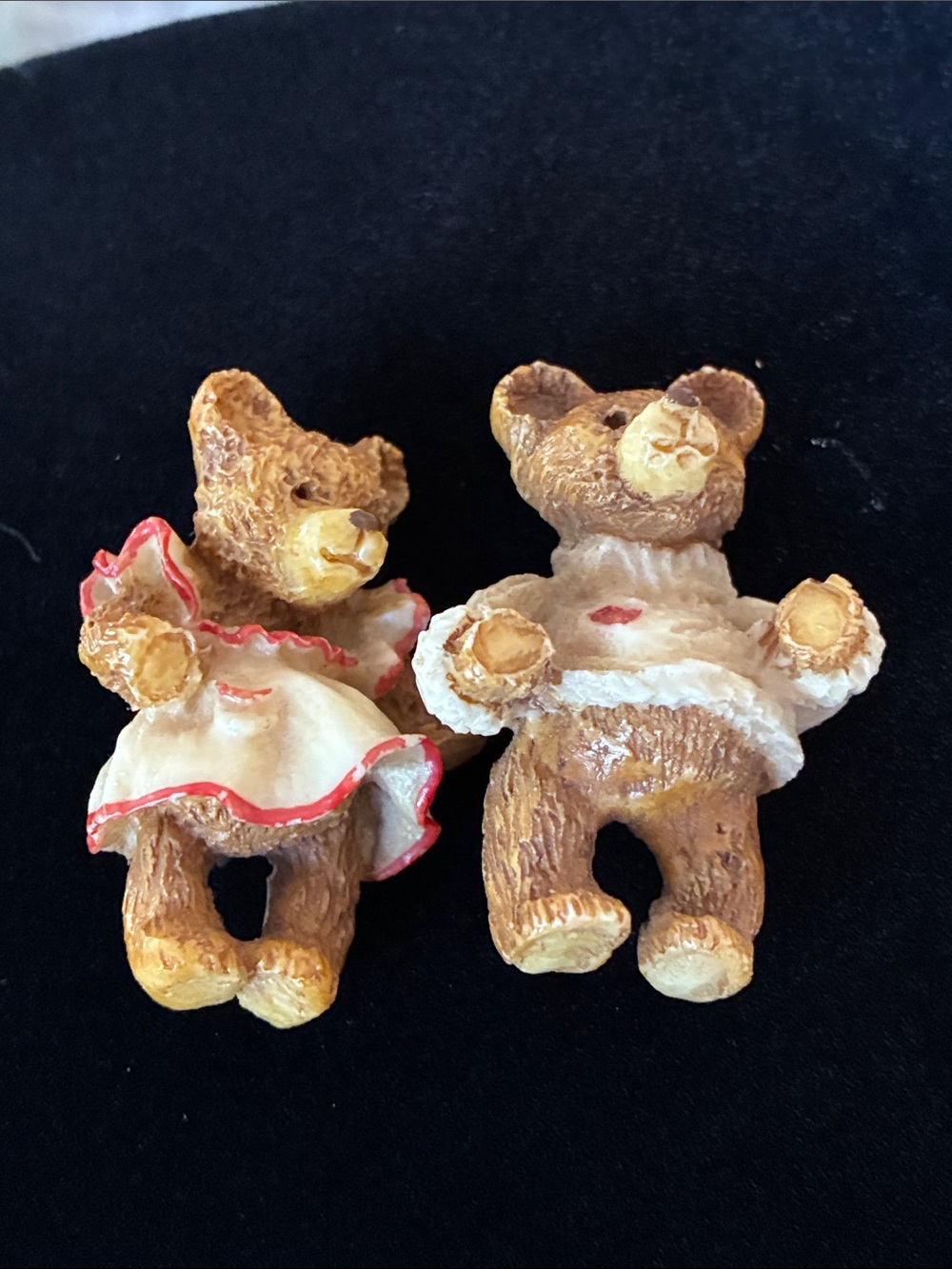 Vintage Sylvia Bennett “Raven” Bear Brooch Set — Signed Collectible Pair